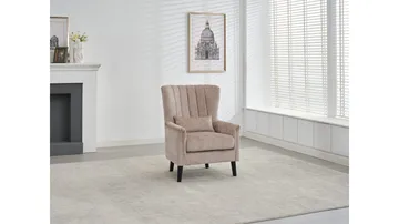 Brevalo lenestol i bouclé - Biscuit - Møbler - Stoler - Lenestoler