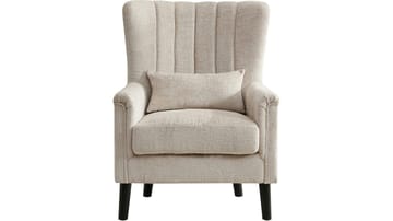 Brevalo lenestol i bouclé - Krem - Møbler - Stoler - Lenestoler