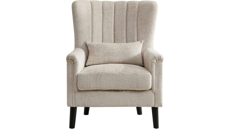 Brevalo lenestol i bouclé - Krem - Møbler - Stoler - Lenestoler