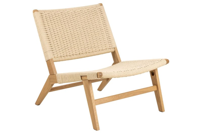 Brookmere Lounge-stol - Hvit - Møbler - Stoler - Lenestoler