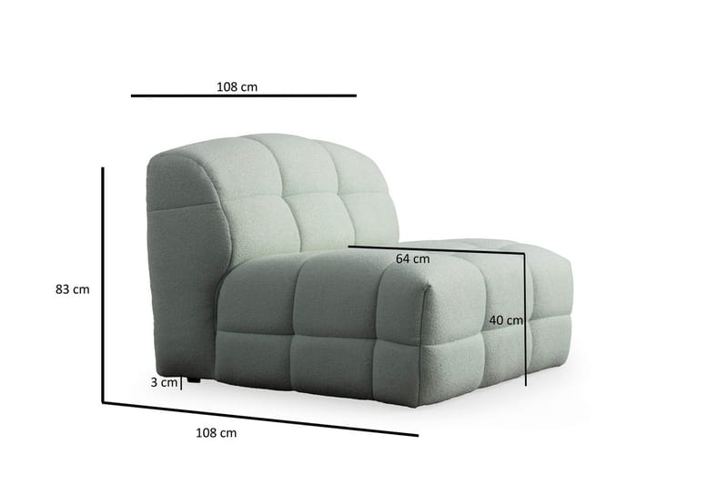 Buddy Lenestol - Grønn - Møbler - Stoler - Lenestoler