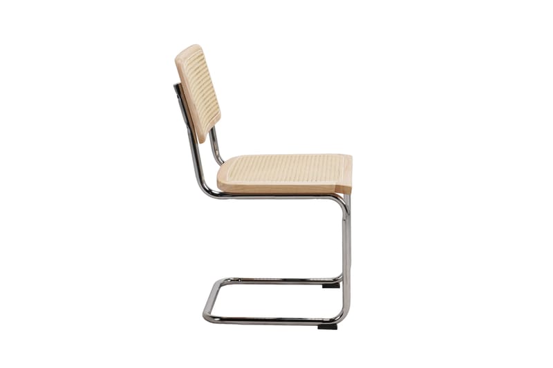 Builld Spisestol - Natur/Krom - Møbler - Stoler - Spisestuestoler & kjøkkenstoler