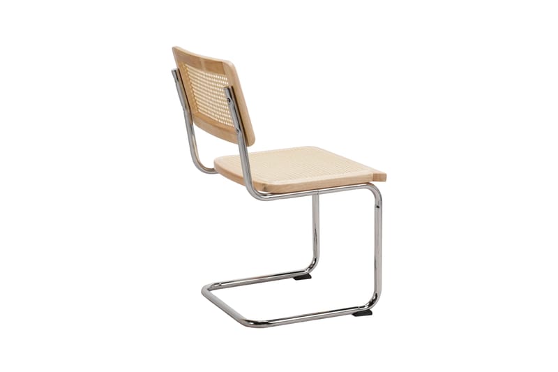 Builld Spisestol - Natur/Krom - Møbler - Stoler - Spisestuestoler & kjøkkenstoler