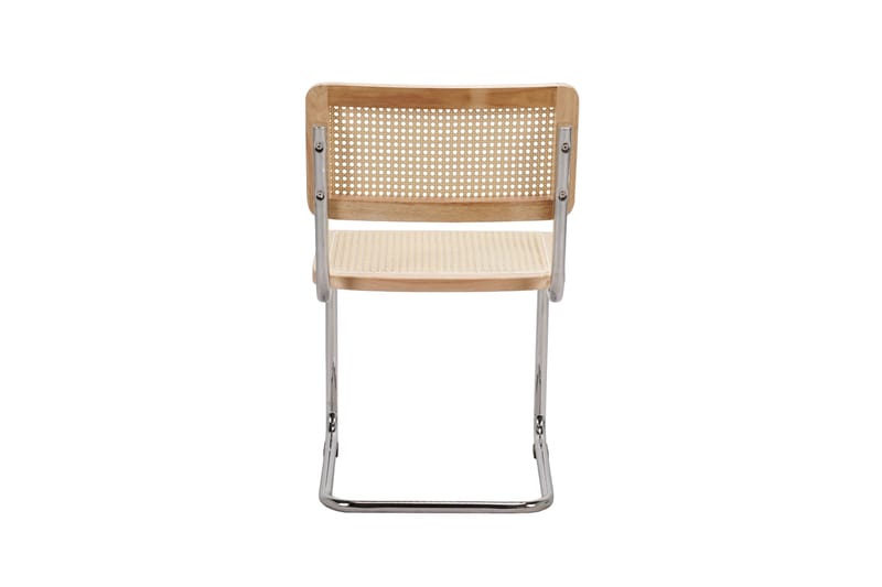 Builld Spisestol - Natur/Krom - Møbler - Stoler - Spisestuestoler & kjøkkenstoler