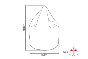 Buzzie Beanbag 85 cm 120x - Møbler - Stoler - Sittesekk & sakkosekk
