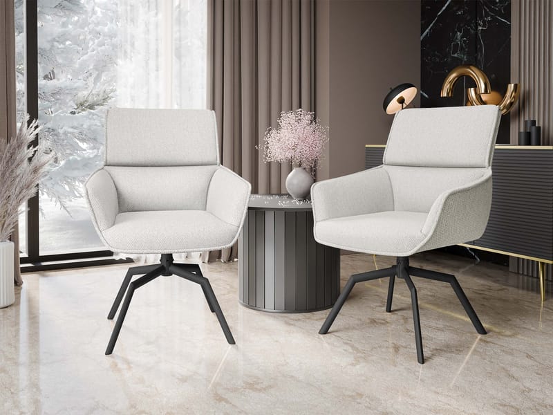 Calrosen Kontorstol 2-pakning - Beige - Møbler - Stoler - Kontorstol & skrivebordsstol