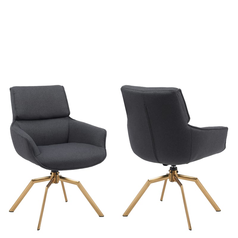 Calrosen Kontorstol 2-pakning - Grå - Møbler - Stoler - Kontorstol & skrivebordsstol