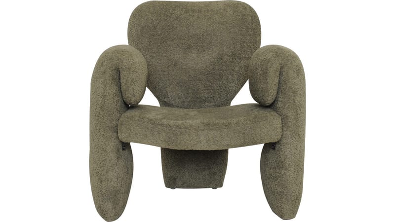 Calvero lenestol i stoff - Grønn - Møbler - Stoler - Lenestoler