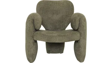 Calvero lenestol i stoff - Grønn - Møbler - Stoler - Lenestoler