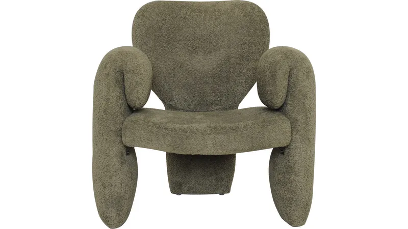 Calvero lenestol i stoff - Grønn - Møbler - Stoler - Lenestoler