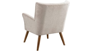 Carlton lenestol i bouclé - Krem - Møbler - Stoler - Lenestoler