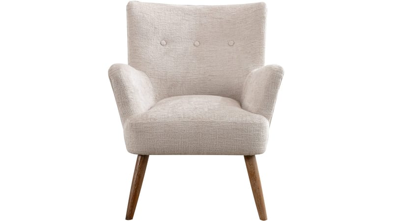 Carlton lenestol i bouclé - Krem - Møbler - Stoler - Lenestoler