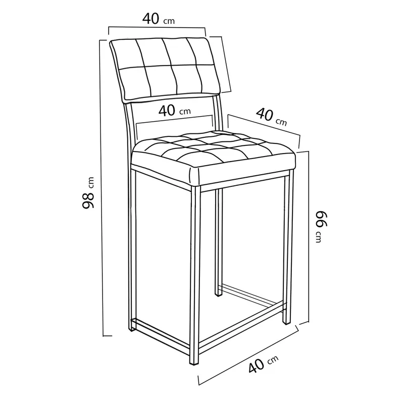 Cenanwesh barstol - Brun - Møbler - Stoler - Barstol