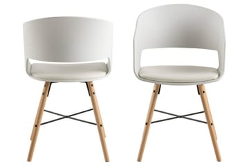 Chaze Lenestol - Hvit - Møbler - Stoler - Spisestuestoler & kjøkkenstoler