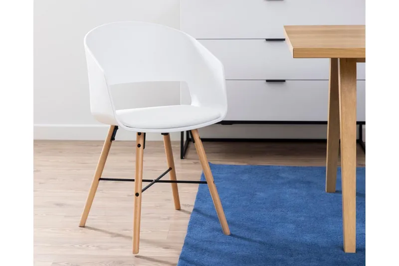 Chaze Lenestol - Hvit - Møbler - Stoler - Spisestuestoler & kjøkkenstoler