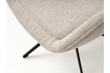 Cydnee Lenestol i Bouclé - Lys Beige - Møbler - Stoler - Lenestoler