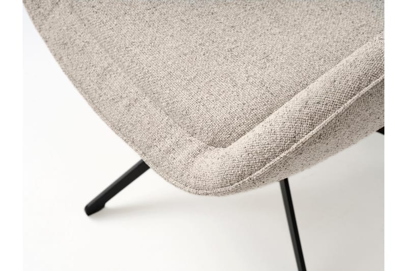 Cydnee Lenestol i Bouclé - Lys Beige - Møbler - Stoler - Lenestoler