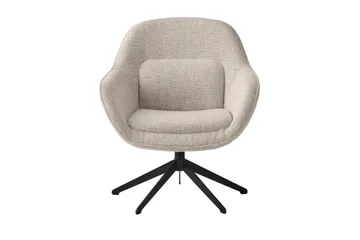 Cydnee Lenestol i Bouclé - Lys Beige - Møbler - Stoler - Lenestoler