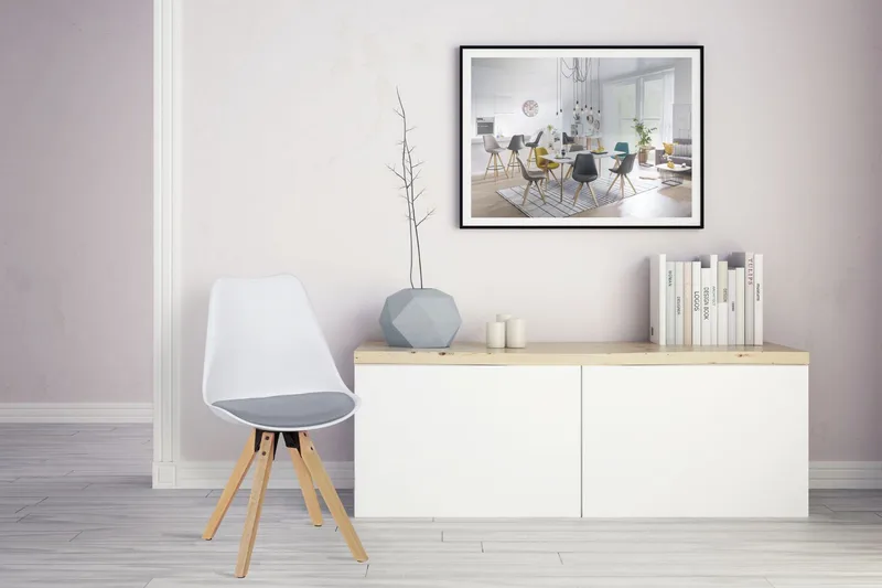 Dedhia Spisestol - Hvit - Møbler - Stoler - Spisestuestoler & kjøkkenstoler