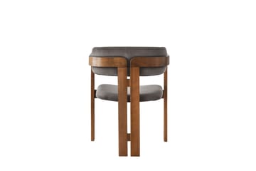 Dellon Lenestol - Valnøtt/Antrasitt - Møbler - Stoler - Spisestuestoler & kjøkkenstoler