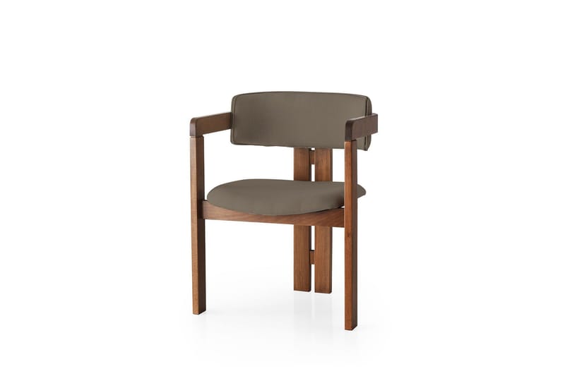 Dellon Lenestol, Valnøtt/Brun