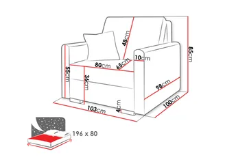Denegal Lenestol - Møbler - Stoler - Lenestoler