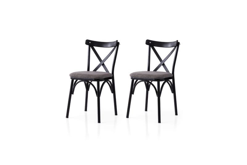 Devereaux Spisestol, Svart/Grå