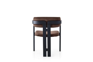 Diontae Lenestol - Svart/Brun - Møbler - Stoler - Spisestuestoler & kjøkkenstoler