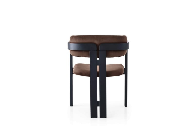 Diontae Lenestol - Svart/Brun - Møbler - Stoler - Spisestuestoler & kjøkkenstoler