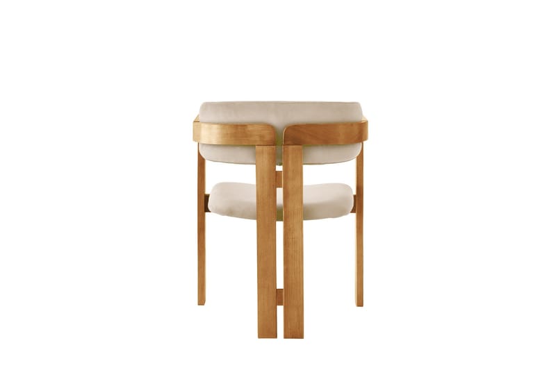 Dylana Lenestol - Eik/Beige - Møbler - Stoler - Spisestuestoler & kjøkkenstoler