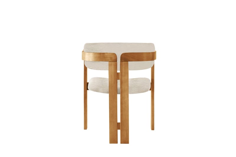 Dylana Lenestol - Lys grå/Eik - Møbler - Stoler - Spisestuestoler & kjøkkenstoler