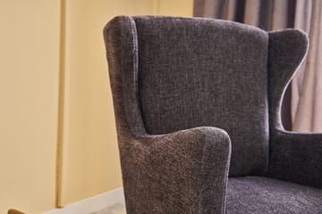 Edgara Lenestol - Antrasitt - Møbler - Stoler - Lenestoler