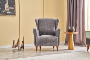 Edgara Lenestol - Grå - Møbler - Stoler - Lenestoler