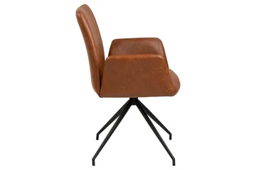 Edwuna Lenestol - Brun - Møbler - Stoler - Spisestuestoler & kjøkkenstoler