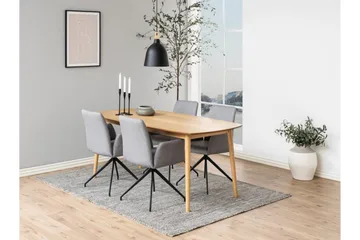 Edwuna Lenestol - Grå - Møbler - Stoler - Spisestuestoler & kjøkkenstoler