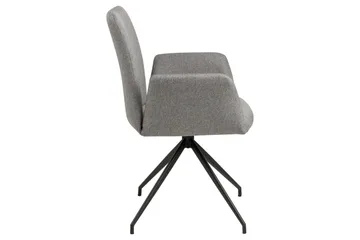 Edwuna Lenestol - Grå - Møbler - Stoler - Spisestuestoler & kjøkkenstoler