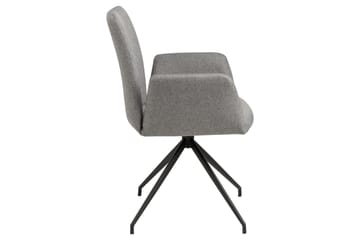 Edwuna Lenestol - Grå - Møbler - Stoler - Spisestuestoler & kjøkkenstoler