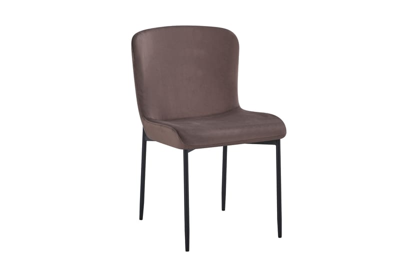 Elsie Spisestol Fløyel, Brun