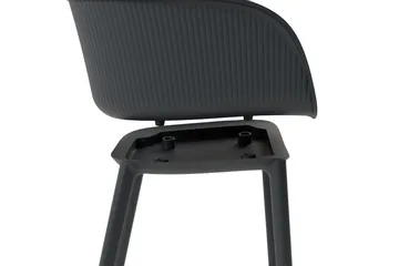 Elyon Lenestol - Antrasitt - Møbler - Stoler - Spisestuestoler & kjøkkenstoler