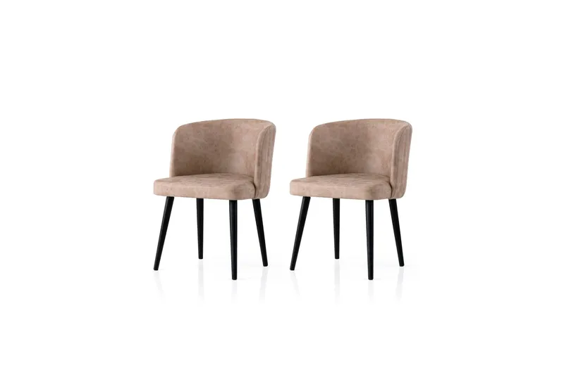 Errol Spisestol, Svart/Beige