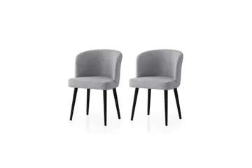 Errol Spisestol - Svart/Lys grå - Møbler - Stoler - Spisestuestoler & kjøkkenstoler