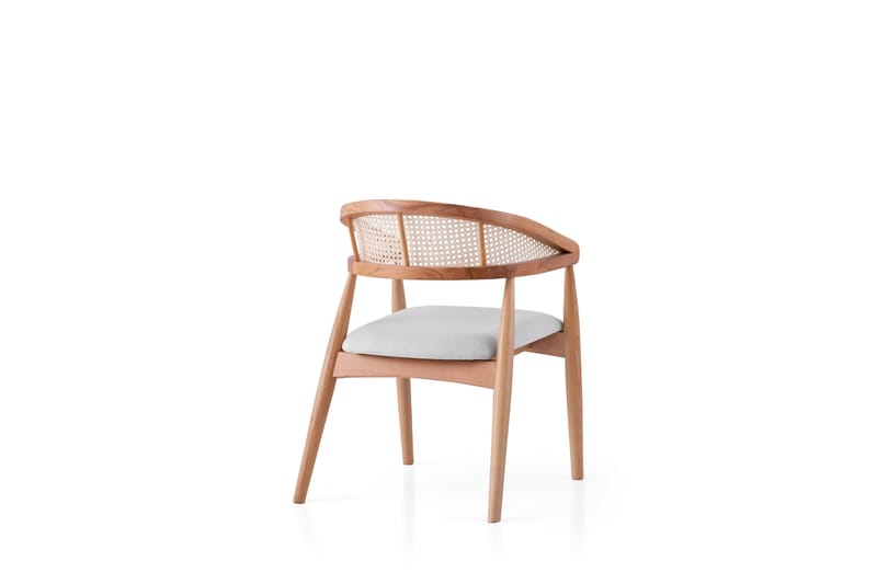 Esau Lenestol - Eik/Krem - Møbler - Stoler - Spisestuestoler & kjøkkenstoler