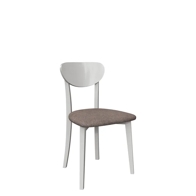 Esher spisestol, hvit, brun