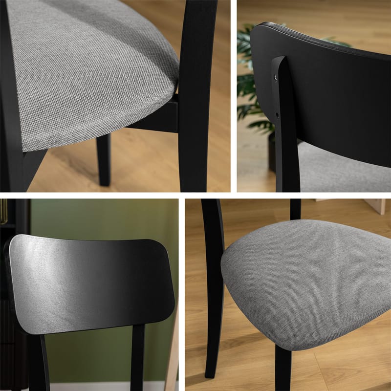 Esher spisestol - hvit, grå - Møbler - Stoler - Spisestuestoler & kjøkkenstoler