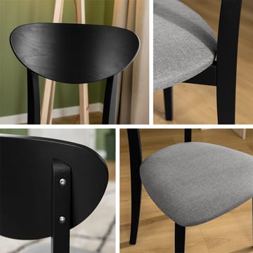 Esher spisestol - svart, beige - Møbler - Stoler - Spisestuestoler & kjøkkenstoler