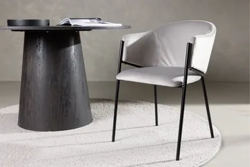 Evelina Armstol - Grå - Møbler - Stoler - Spisestuestoler & kjøkkenstoler