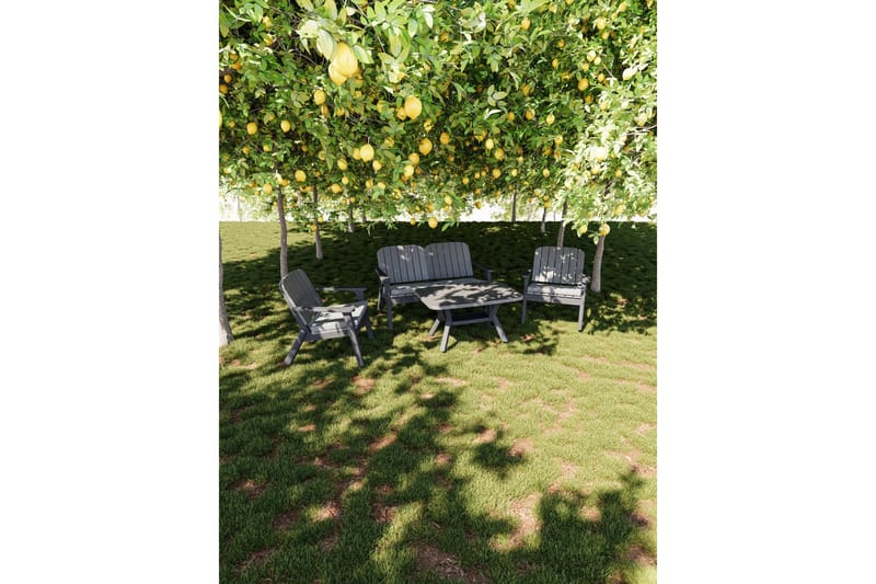 Ewell Lenestol - Antrasitt/Grafittgrå - Møbler - Stoler - Spisestuestoler & kjøkkenstoler