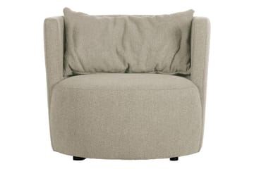Explore Rund Lenestol i Bouclé - Beige - Møbler - Stoler - Lenestoler