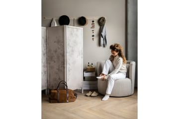 Explore Rund Lenestol i Bouclé - Beige - Møbler - Stoler - Lenestoler