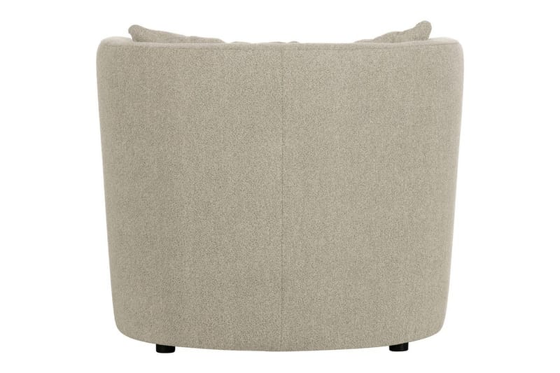 Explore Rund Lenestol i Bouclé - Beige - Møbler - Stoler - Lenestoler